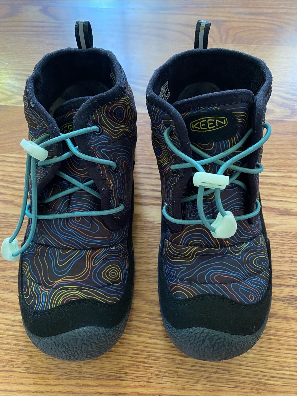 Keen Kids Howser II Waterproof Chukka Boots Size 3 Color Multi